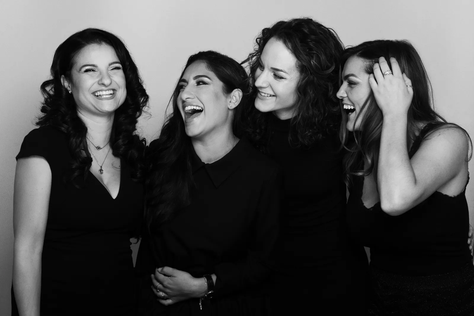 Four of the People & Skin team, photographed together