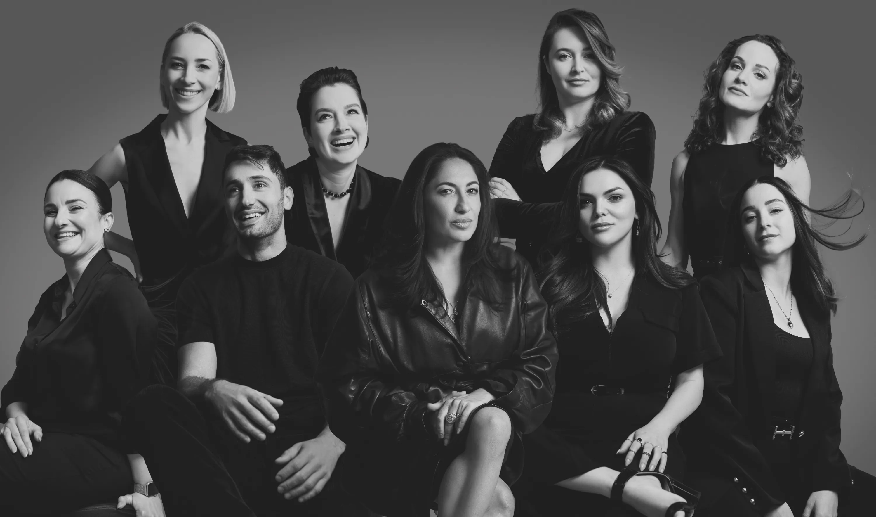 The People & Skin team, photographed together in the studio